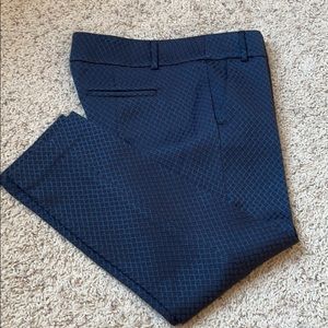 LOFT blue texture women’s slacks dress size 8